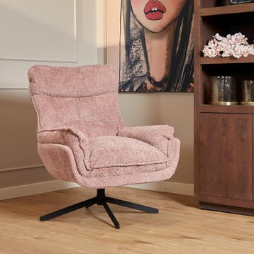 Fauteuil Vera | Pink | Starfurn, Huis en Inrichting, Ophalen of Verzenden, Nieuw