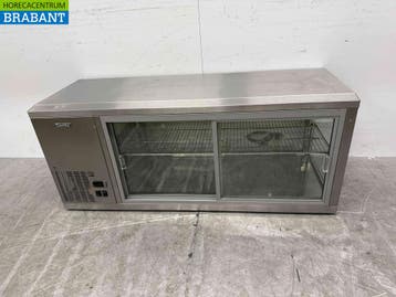 RVS Gamko Koelvitrine Gebaksvitrine 131 cm 230V Horeca, Ophalen of Verzenden, Gebruikt
