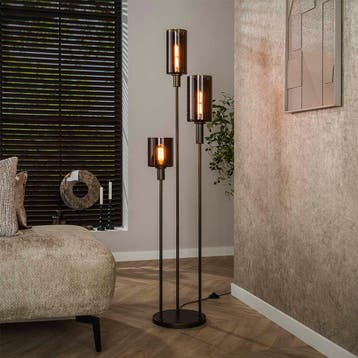 *WOONWINKEL* Trapse Vloerlamp Brons, Huis en Inrichting, Verzenden, Nieuw