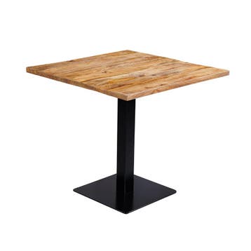 Mangohout Horecatafel Vierkant 80x80 cm, Huis en Inrichting, Tafels | Eettafels, Verzenden, Vierkant, Nieuw, Industriële meubels