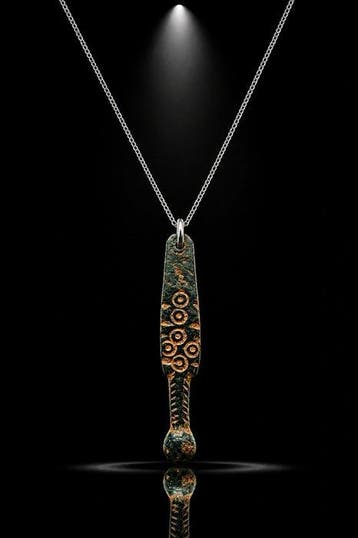 Viking periode Brons “De Slangens Verzorgingstalisman”