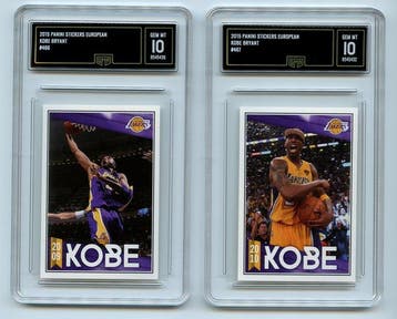 Panini - Lot of 2 - 2015 - Gem Mint - GMA 10 - Kobe Bryant, Nieuw