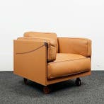 Poltrona Frau Sofa - Mignon Twice | Bruin, Ophalen of Verzenden, Gebruikt