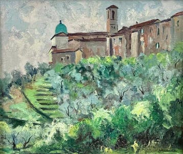 Aldo Augusto Baccinetti (1903-1990) - Primavera a Cozzile