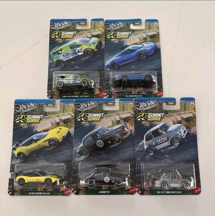 Hot Wheels, Mattel 1:64 - Modelauto (5) - Hot Wheels Summit, Hobby en Vrije tijd, Modelauto's | 1:5 tot 1:12