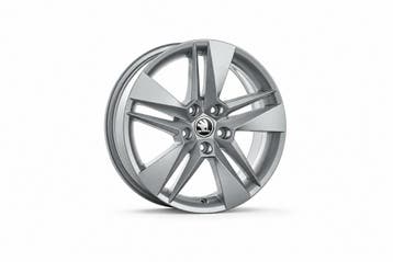 Škoda Superb 3 (3V) lichtmetalen velg - zilver (17 inch), Ophalen of Verzenden, Nieuw