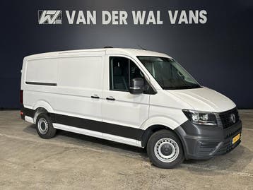 Volkswagen Crafter 2.0 TDI 141pk L3H2 L2H1 Euro6 Airco | Cam, Stof, Gebruikt, Volkswagen, Wit
