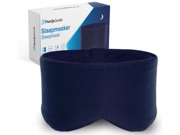 PurelyGoods Slaapmasker Katoen – Donkerblauw, Sport en Fitness, Gezondheidsproducten en Wellness, Verzenden, Nieuw, Overige typen