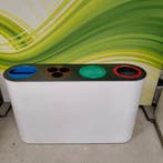 Afvalbak Lune Split 4 - 4x 38 liter wit met antraciet deksel, Ophalen of Verzenden, Nieuw