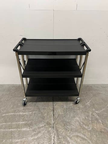 Kunststof inklapbare serveerwagen serveertrolley 3 lagen 93, Ophalen of Verzenden, Nieuw zonder verpakking
