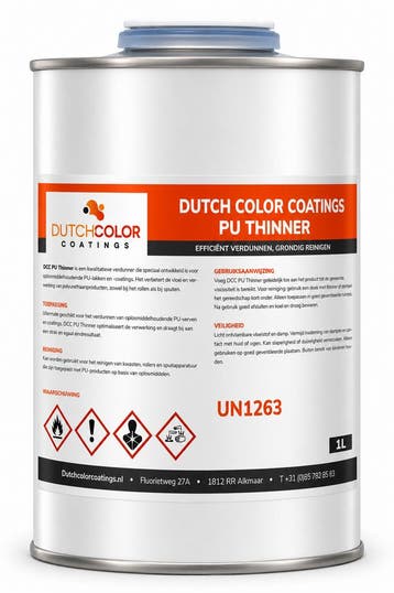DCC PU Thinner 1L, Overige kleuren, Verzenden, Nieuw, Verf