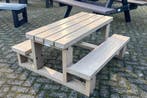 Rockwood® Kinderpicknicktafel Vlier - Zwaar Kunststof - Sand, Ophalen of Verzenden, Nieuw, Rechthoekig, Hout