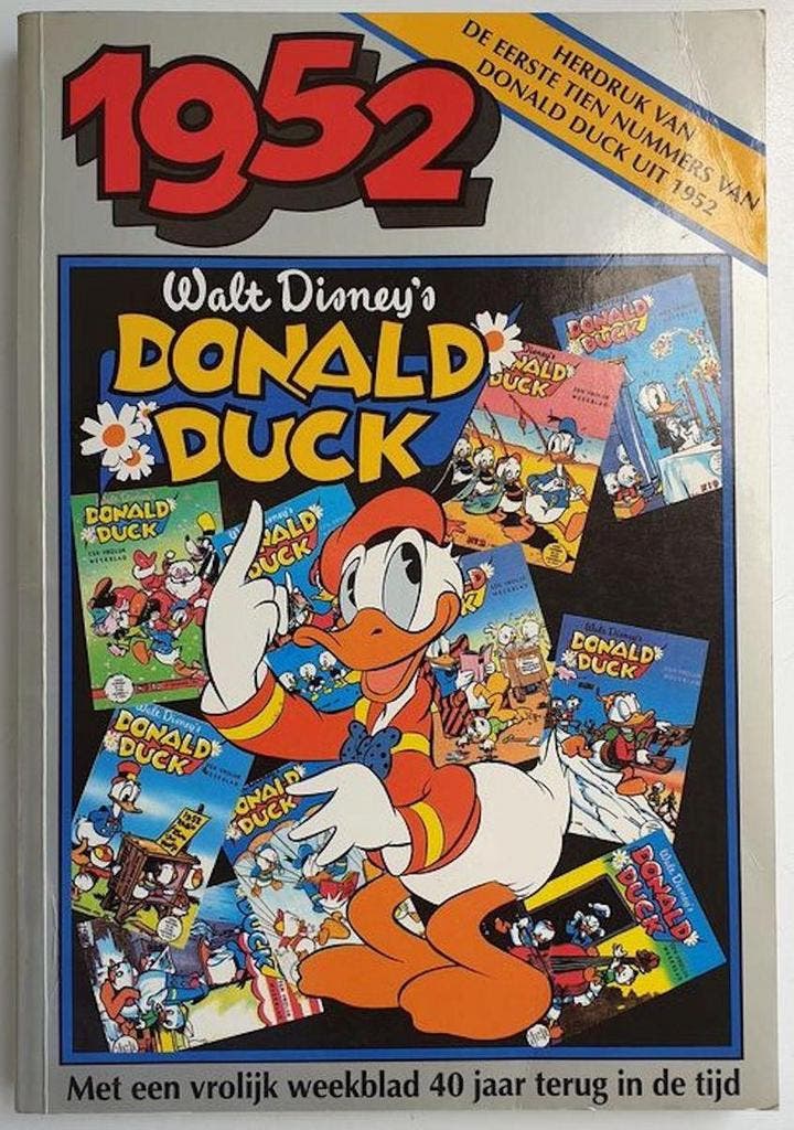 Donald Duck ( herdruk van de eerste tien nummers van Donald, Boeken, Overige Boeken, Zo goed als nieuw, Verzenden