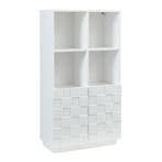 Commode Bopibobro 118x64x30 cm wit [en.casa], Verzenden, Nieuw