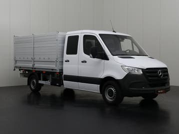 Zakelijke Lease |  Mercedes-Benz Sprinter 315CDI Dubbele Cab, Stof, Gebruikt, Wit, Mercedes-Benz