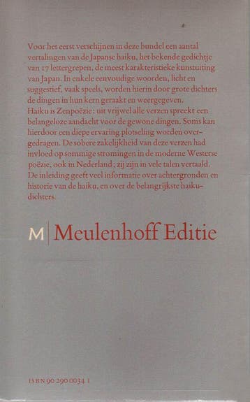 Haiku 9789029000345 Tooren, Boeken, Verzenden, Gelezen, Tooren