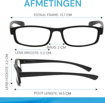 SBVR Blauw Licht Bril - Sterkte +1 - Blue light Glasses -, Ophalen of Verzenden, Nieuw in verpakking