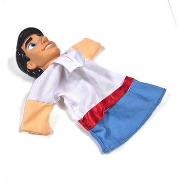 Vintage Disney handpop Prins Eric van Beetosee, De Kleine, Verzenden, Gebruikt
