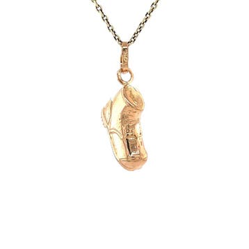 Roségouden vintage schoen hanger 18 krt, Ophalen of Verzenden, Nieuw