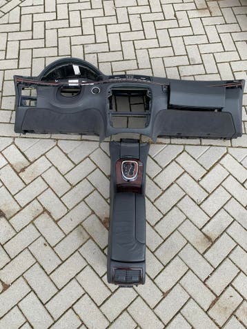 Mercedes W220 S-klasse S600 V12 dashboard volledig leer, Auto-onderdelen, Gebruikt, Mercedes-Benz