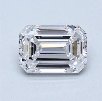 1 pcs Diamant (Natuurlijk) - 1.02 ct - Smaragd - D, Nieuw