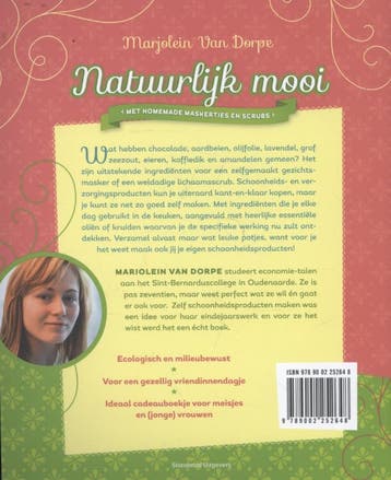 Natuurlijk mooi met homemade maskertjes en scrubs, Verzenden, Zo goed als nieuw, Marjolein Van Dorpe