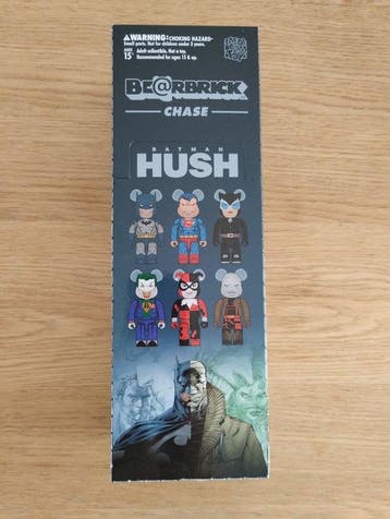 Medicom Toy - Be@rbrick 100% Étui scellé CHASE BATMAN HUSH, Antiek en Kunst