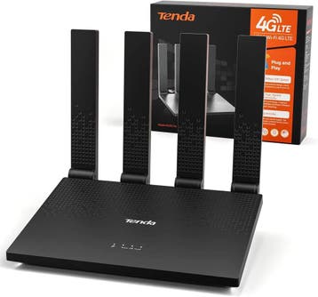 Tenda 4G Router met SIM-kaart Modem LTE Cat4 WiFi N300 4G..., Verzenden, Nieuw
