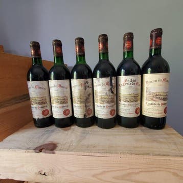 1989 , 1990 x 4 Domaine des Mimosas, 1990 Enclos la Croix de, Nieuw