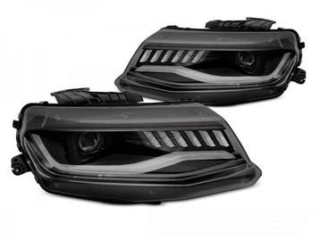 Koplampen Chevrolet Camaro 16-18 HID SEQ Zwart, Ophalen of Verzenden, Nieuw