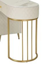 BED BUREAU SHARON WIT MET KRUK CM 120X40X75 (AFMETING KRUK, Huis en Inrichting, Bureaus, Ophalen of Verzenden, Nieuw