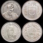 Zwitserland. 5 Francs 1964 y 1965 (2 monedas) (Zonder