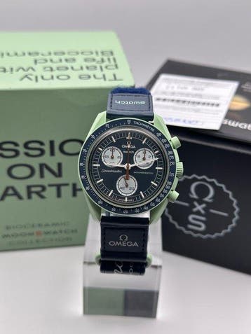 Omega x Swatch - MoonSwatch - Mission on Earth - Zonder, Nieuw
