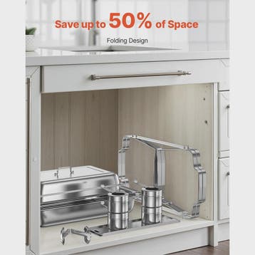 RVS Chafing Dish Buffet Set 8Qt - 4 of 6 Stuks - Catering Wa, Witgoed en Apparatuur, Gourmetstellen, Verzenden, Nieuw