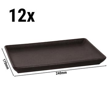 GGM Gastro | (12 stuks) UNIVERSE - Bord - Rechthoekig - |, Huis en Inrichting, Verzenden, Nieuw, Bord(en)