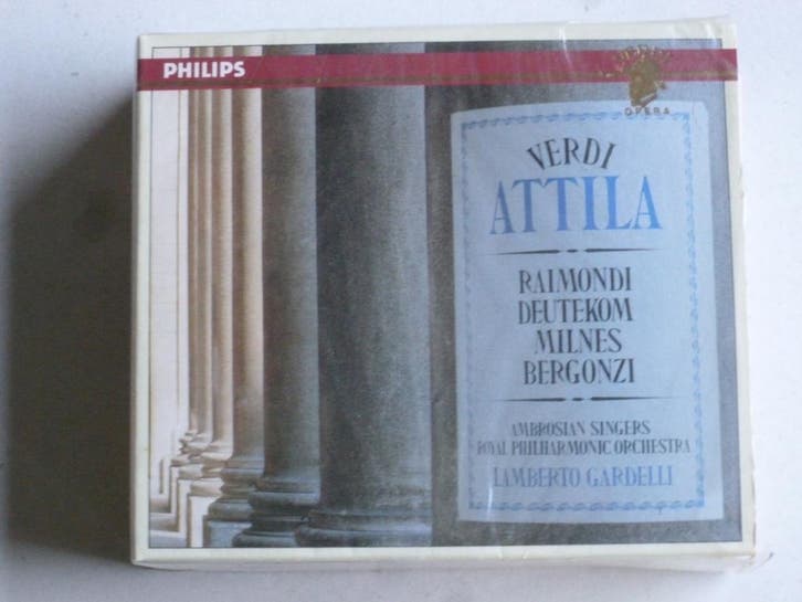 Verdi - Attila / Deutekom, Raimondi, Gardelli (2 CD), Cd's en Dvd's, Cd's | Klassiek, Zo goed als nieuw, Ophalen of Verzenden