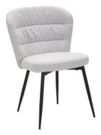STOEL LOSANNA GRIJS SET 2 PZ CM 58X60,5X85, Huis en Inrichting, Stoelen, Ophalen of Verzenden, Nieuw