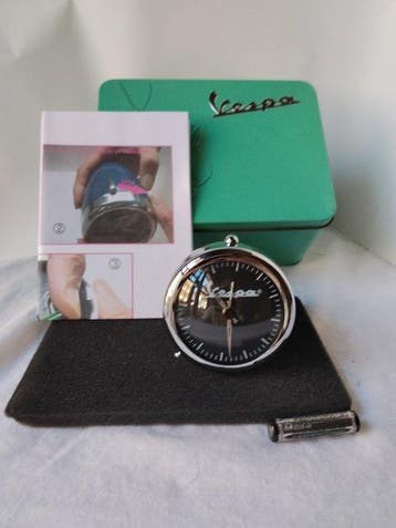 Klok - Orologio / Sveglia Ufficiale Vespa Piaggio - Design, Antiek en Kunst, Antiek | Klokken