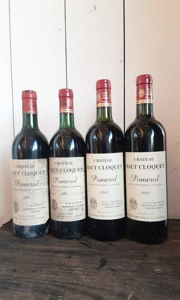 1984 , 1989 & 2002 (2) Chateau Haut Cloquet - Pomerol - 4, Nieuw
