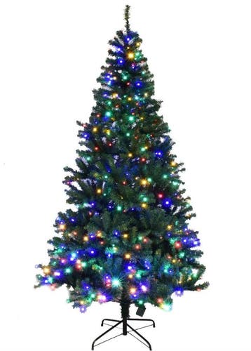 2dekans | Coast Kunstkerstboom met LED-verlichting – 210 cm, Ophalen of Verzenden, Zo goed als nieuw