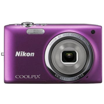 Nikon Coolpix S2700 Digitale Compact Camera - Paars, Verzenden, Zo goed als nieuw