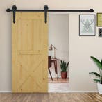 TRUUSK Schuifdeurbeslagset 200 cm - Compleet met rails, roll, Doe-het-zelf en Verbouw, Verzenden, Nieuw