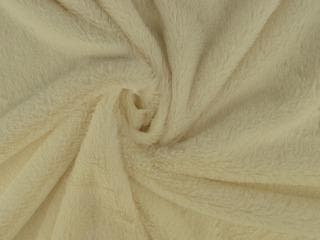 Kortharig bont stof – Gebroken wit, 120 cm of meer, Wit, Ophalen of Verzenden, Polyester