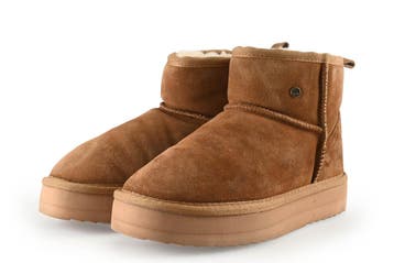 Warmbat Boots in maat 37 Cognac, Kleding | Dames, Schoenen, Overige kleuren, Verzenden, Overige typen, Zo goed als nieuw