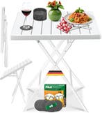 Balkontafel - Inklapbaar - Bistrotafel - Wit - KESSER®, Huis en Inrichting, Tafels | Statafels, Verzenden, Zo goed als nieuw
