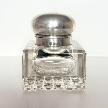 George Nathan & Ridley Hayes - Inktpot - .925 zilver,