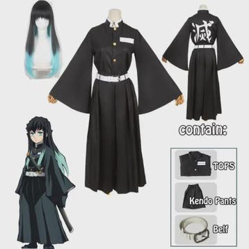 Kimetsu No Yaiba Tokitou Muichirou Cosplay Kostuum & Pruik -, Verzenden, Nieuw