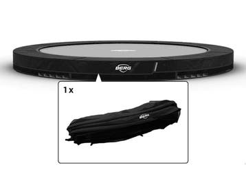 Trampoline Rand Berg Champion inground 330 cm Zwart, Kinderen en Baby's, Speelgoed | Buiten | Trampolines, Ophalen of Verzenden