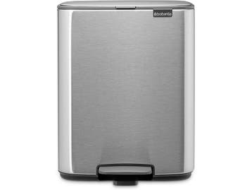 Brabantia Bo Pedaalemmer - 12 liter - Soft-close - Matt, Verzenden, Zo goed als nieuw