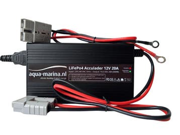 LiFePO4 Acculader 12V 20A – Slimme Lader met SB50 en M8, Ophalen of Verzenden, Nieuw